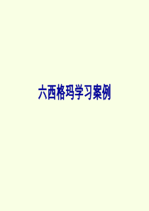 质量管理：六西格玛学习案例