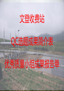 XXXXQC成果展示(绩效考核成果)