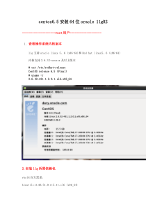 centos6.5安装64位oracle_11gR2