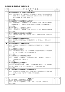 供应商质量管理体系审核评价表