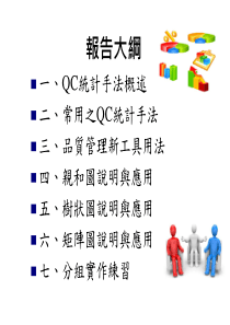 公司内部品质内训课程教材(新七大手法与旧七大手法)