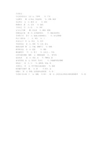 人教版7年级语文上册古今异义词