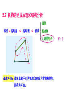 结构组成及高副低代