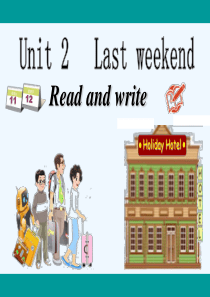 PEP六下Unit2-Read-and-write课件