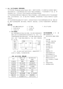 西南交大企业资源计划(ERP)复习大纲