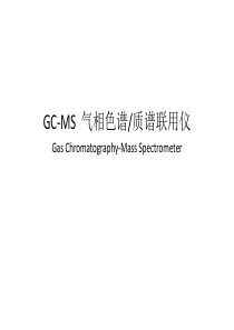 GC-MS--气相色谱质谱联用仪