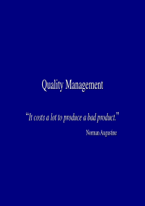 Quality-Management质量培训