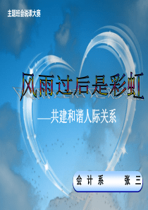 最新2017年主题班会说课比赛一等奖优秀课件