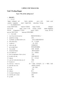 仁爱英语八年级下册知识点汇编