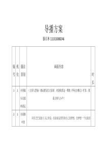 导播方案