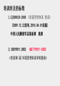 品质管理GJB9001B2009培训教材（PPT217页）