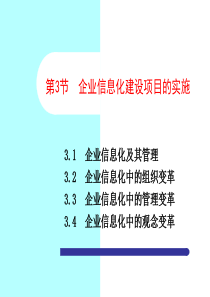 第5章3节 企业信息化建设项目的实施