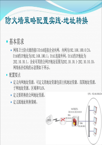 1-3-06《信息安全产品配置与应用》课程-防火墙篇-配置实(精)