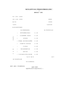 051003_锅炉安全附件安装工程检验批质量验收记录表