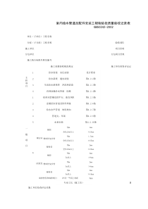 050101_室内给水管道及配件安装工程检验批质量验收记录表