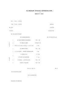 090205_电力液压电梯门系统安装工程质量验收记录表