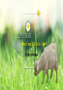 Lesson-16---Mary-had-a-little-lamb