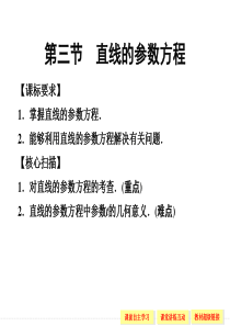 高中数学-直线的参数方程