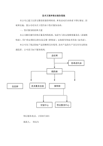 售前、售后服务内容(路灯行业)