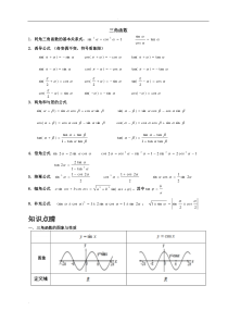 三角函数讲义(适用于高三第一轮复习)