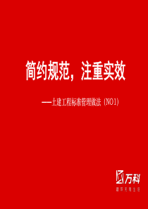 81万科标准管理做法(质量、安全文明)