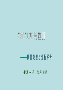 2019-EXCEL高级应用-文档资料