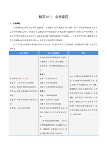 解读5.1-必修课程——2017年版《普通高中课程标准》化学解读(1)