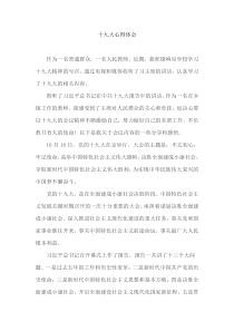 教师学习十九大心得体会