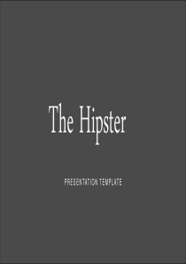 the hipster presentation