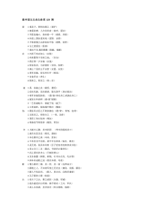 高中语文文言文实词120例