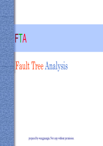 FtaTRAINING品质管理手法