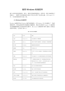 MFC标准控件使用