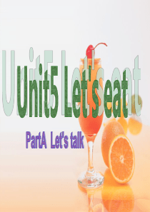 新版pep小学英语三年级上册unit5-A-talk