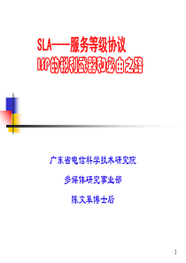 SLA----服务等级协议