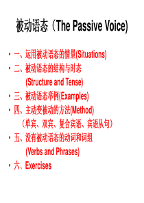 被动语态讲解采用版ppt