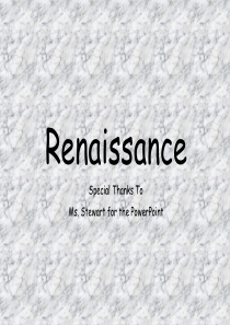 文艺复兴 【英文】 Renaissance  PPT