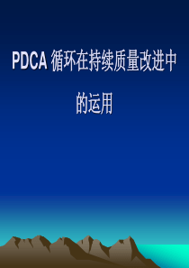 PDCA循环在持续质量改进中的运用