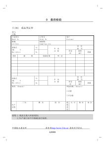 【管理表格】企业管理表格品质管理d纵表格02