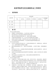 学生党支部委员会工作职责