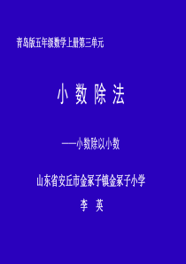 小数除法教学课件