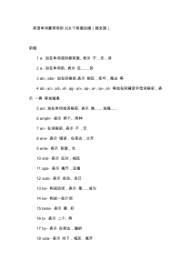 快速学习英语单词最常用的328个前缀后缀(非常全面哦)