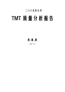 TMT质量分析报告(1)