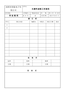 元器件成型工艺规范