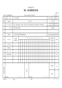 侧石、缘石质量检验评定表(样板)