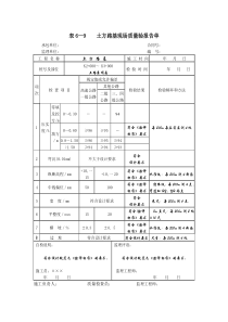 公路工程(施工)质量检验检测评定附表