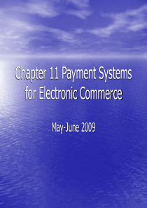 11 Payment systems for electronic commerce