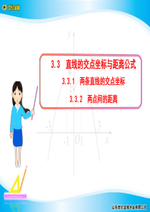 3.3.1-两条直线的交点坐标&3.3.2-两点间的距离-数学必修2