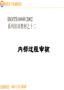 048TSO16949内部过程审核--明阳天下拓展