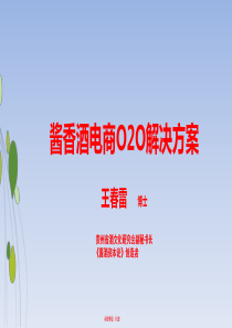 酱香酒电商解决方案（PPT35页)