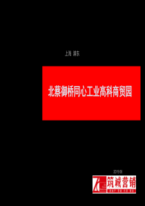 2019上海浦东北蔡御桥同心工业高科商贸园项目定位109页-共110页